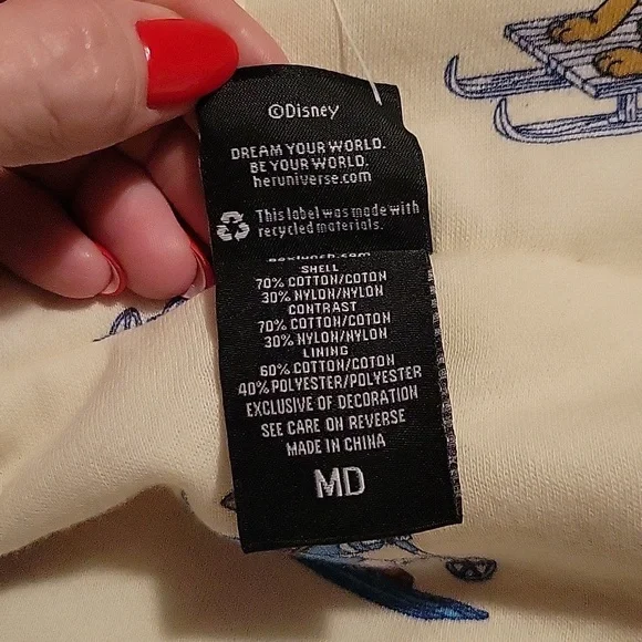 NWT: Our Universe Disney Mickey & Friends Goofy Ski Club Color Block Jacket